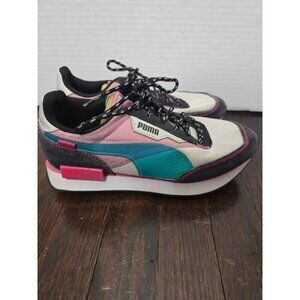 Puma Future Rider City Big Kids Sneakers Pink White 5C